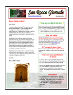 St Rocco's Feast Giornale